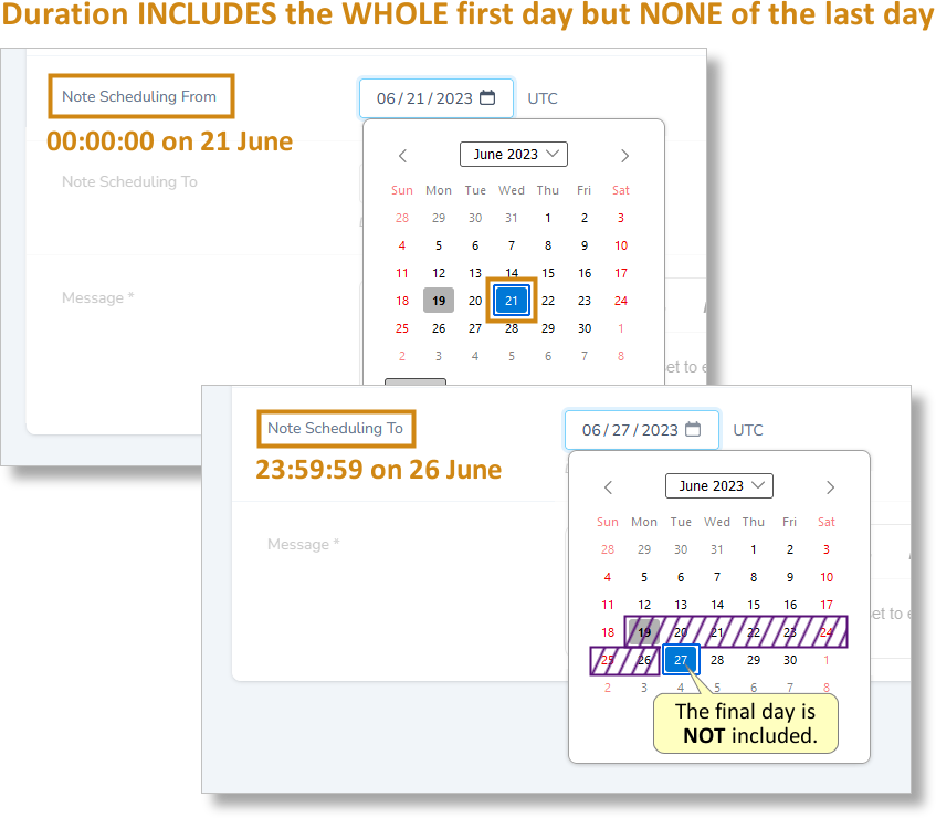 email signature banner scheduling