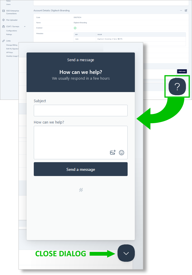 access the help desk