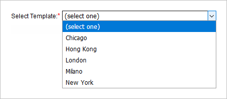 email signature location menu