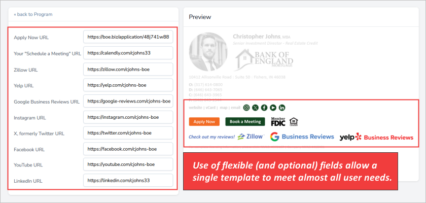 Email Signatures Options for Social Media